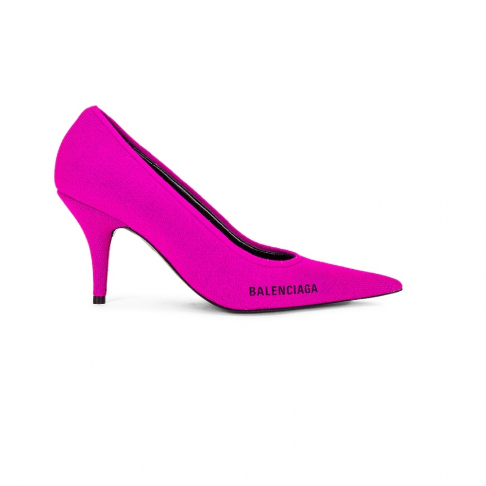 Balenciaga textile knife pump in hot pink 41 NIB